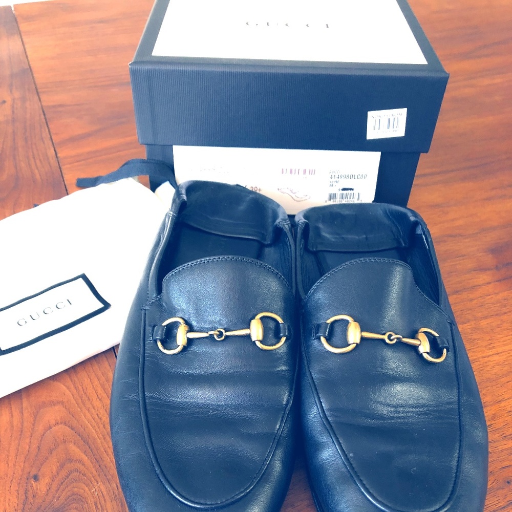 GUCCI  Black Mule Size 39